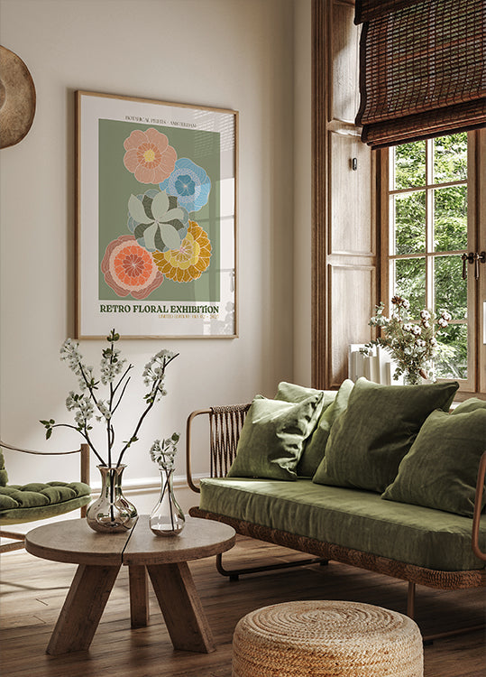 Bloeiende nostalgie poster