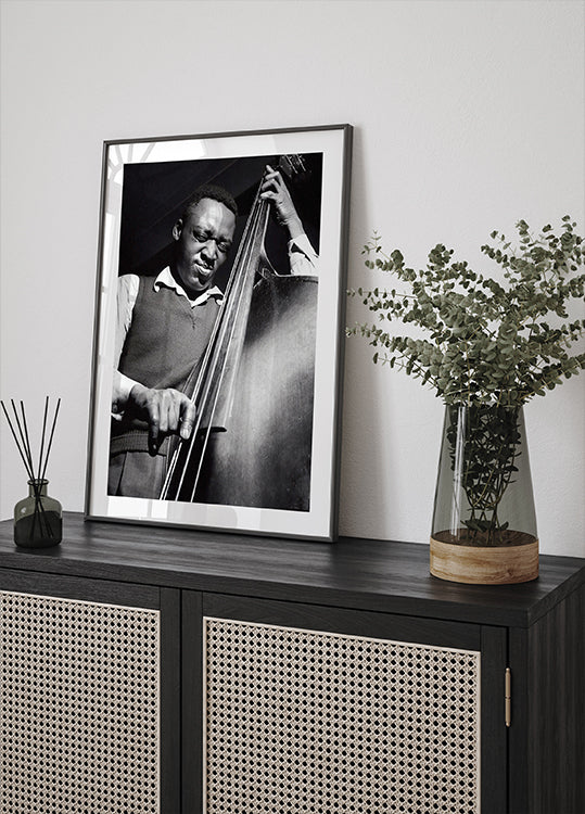 Musician on Bass Plakat - Posterbox.dk