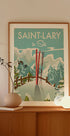 Saint Lary Ski Poster Plakat - Posterbox