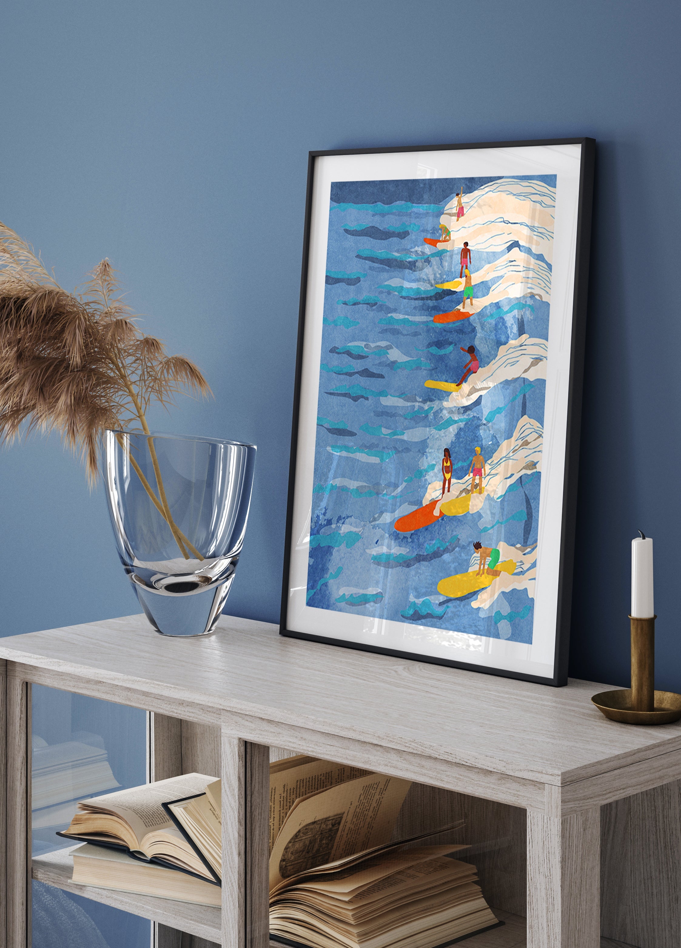 gekoelde surfposter