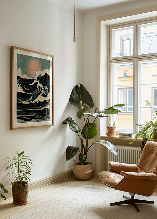 Hemelse Wavescape-poster