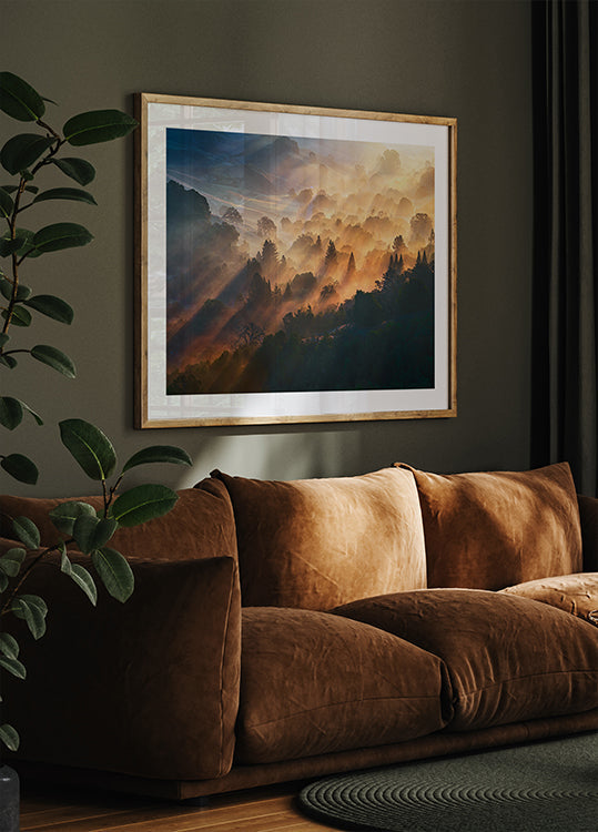 Ochtend lichte poster