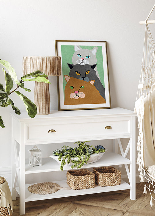 Kattentrio-poster