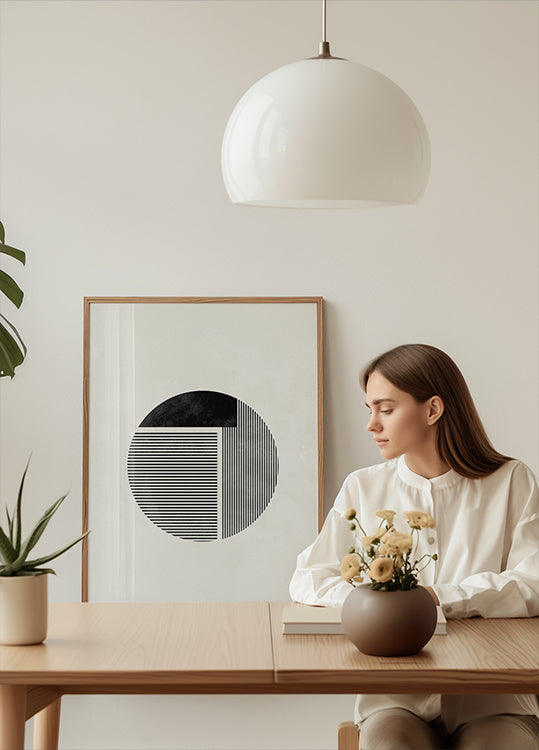 Minimalistisch rond