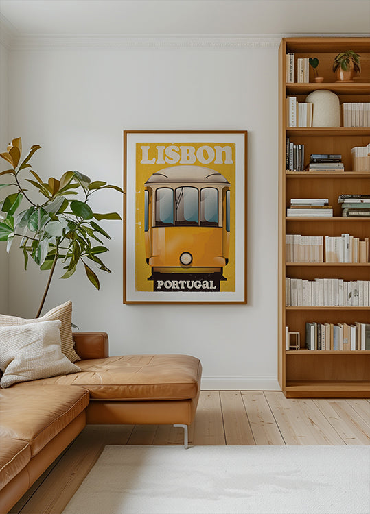 Lissabon Portugal Vintage reizen Poster Poster