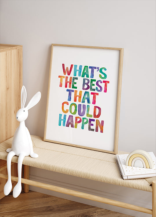 Wat is het beste dat kan gebeuren Kopieer de poster