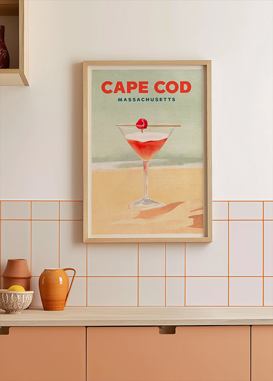 Cape Cod Cocktail hoge poster