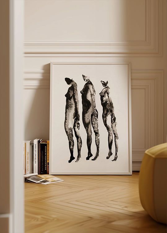 Figuurstudie 3x