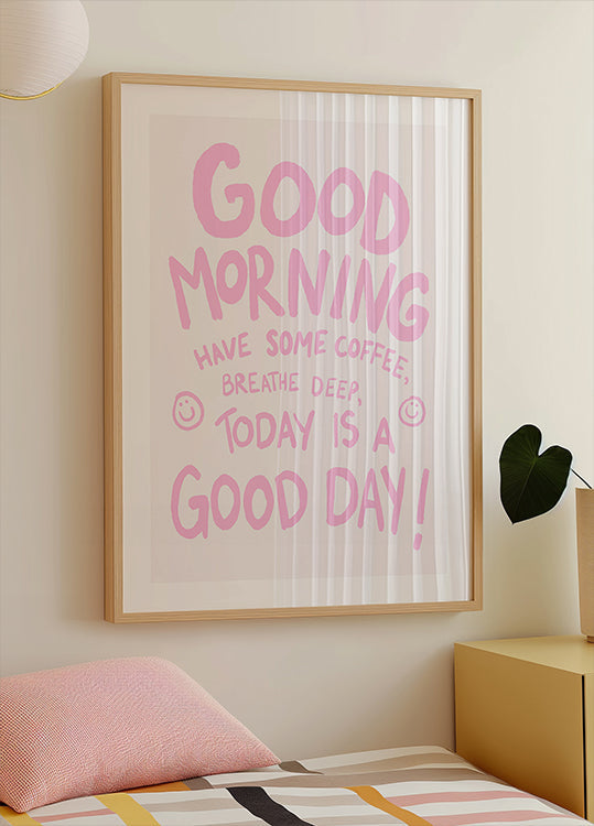 Vrolijke startposter