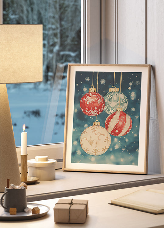 Kerstversiering nr. 3 poster