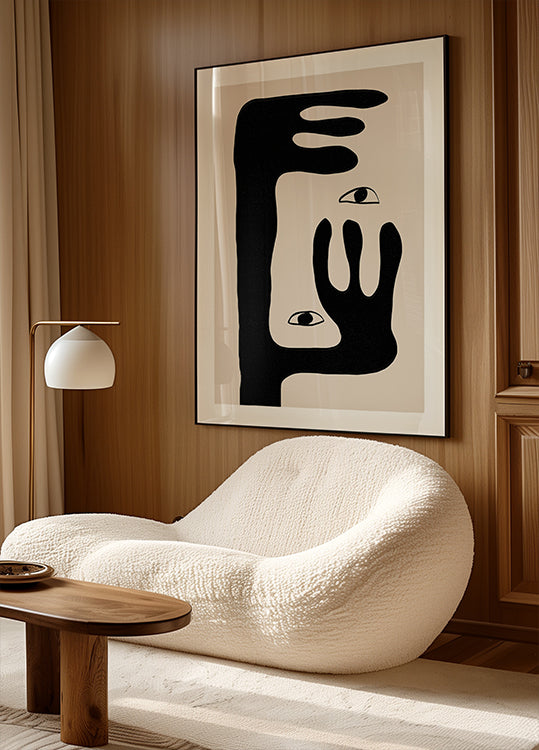 Surrealistische blikposter