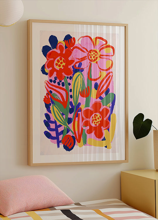 Bloemen vreugdeburst