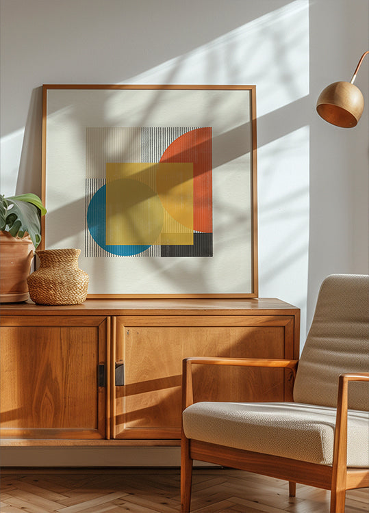 Geometrische harmonieposter