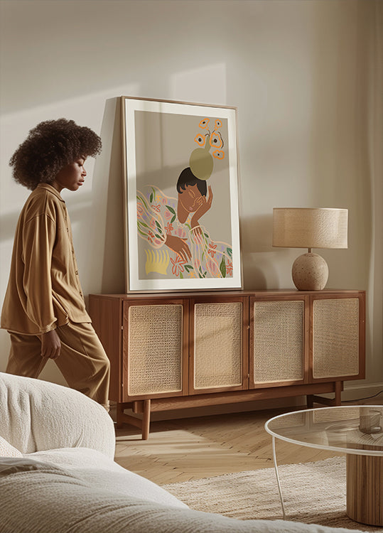 De overdenker-poster