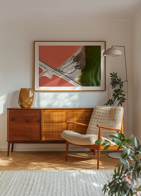 Het schilderij van de natuur