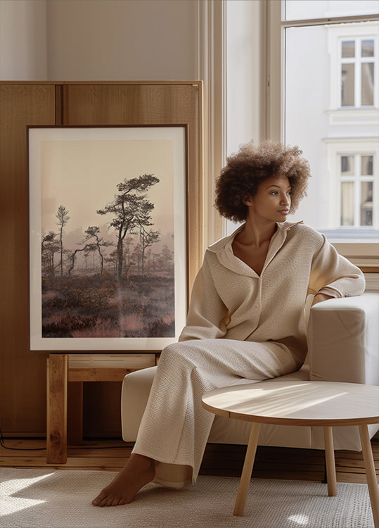 Sculpturale bomen poster