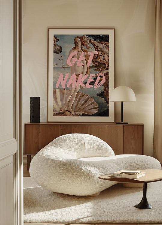 Venus wordt naakt poster