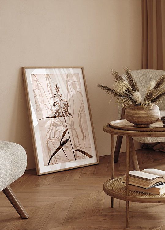 Riet reflectie Poster