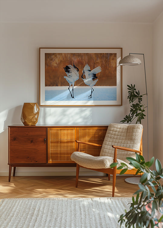 De dans van de liefde-poster