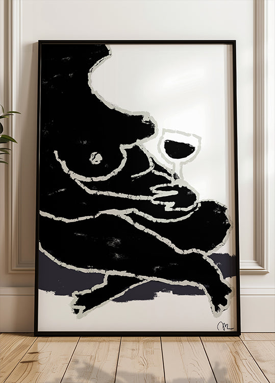Een pauze-poster