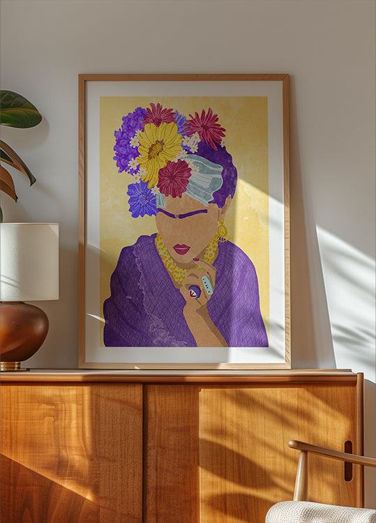 Frida en bloemen