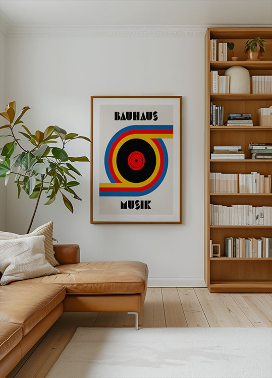 Bauhaus muziek vinyl poster
