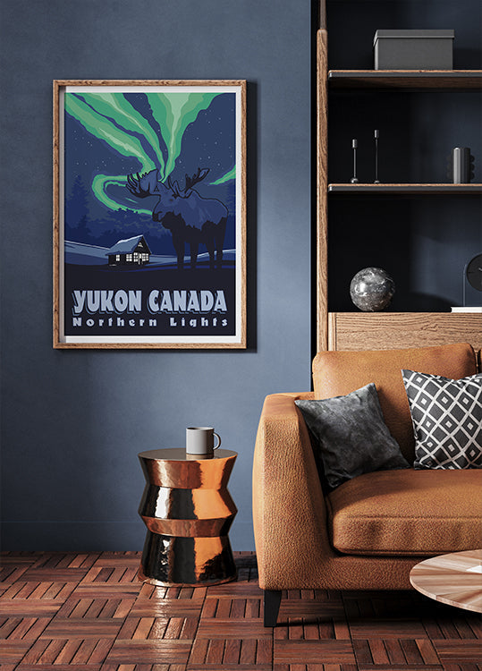 Yukon Canada reizen print poster