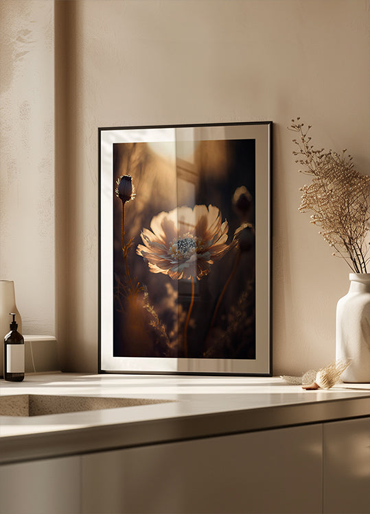 Zonovergoten bloesemposter