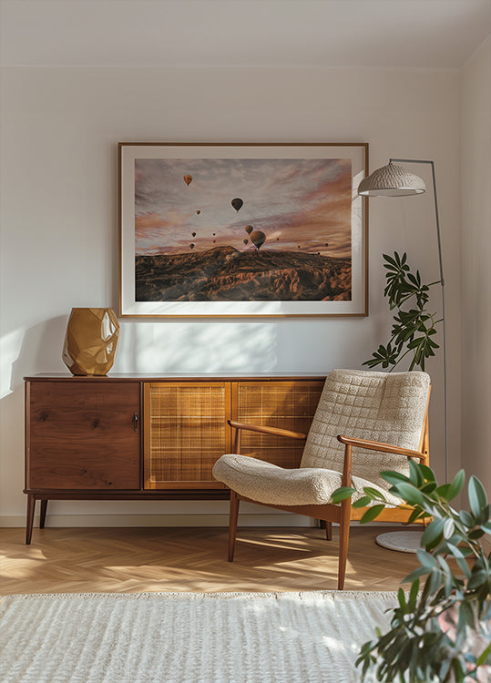 Cappodocia heteluchtballonposter