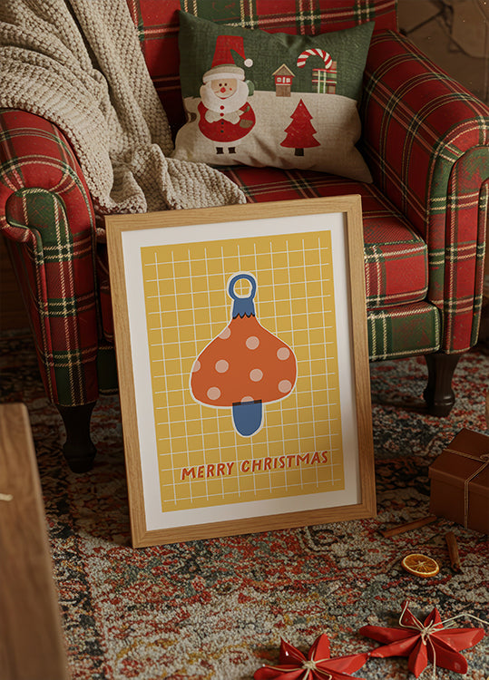 Fijne kerst nr. 43-poster