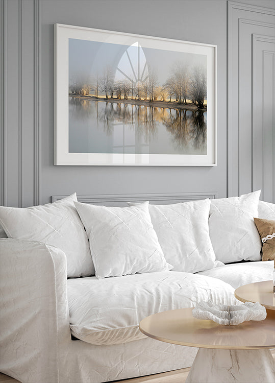 Januari ochtendposter