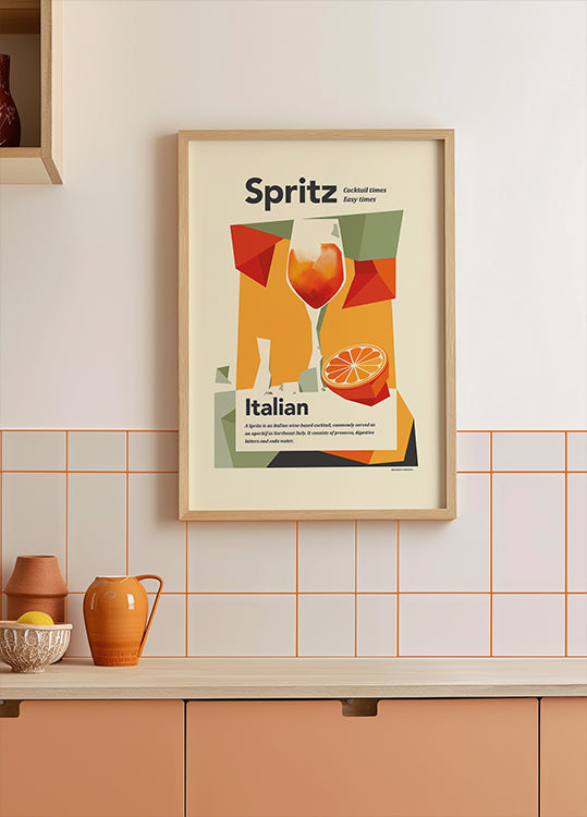 Aperol spritz-print