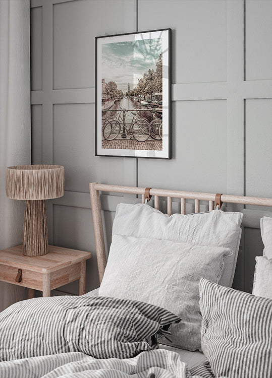 Typisch Amsterdams | stedelijke vintage stijl poster