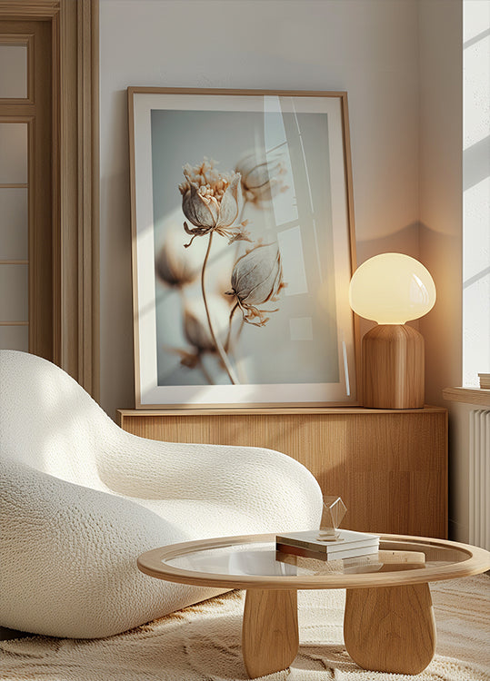 Gevoelige bloesemposter