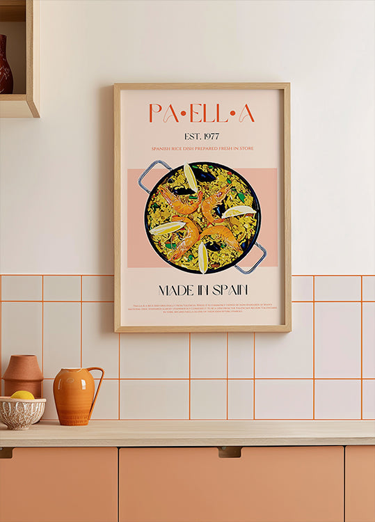Paella perfectie poster