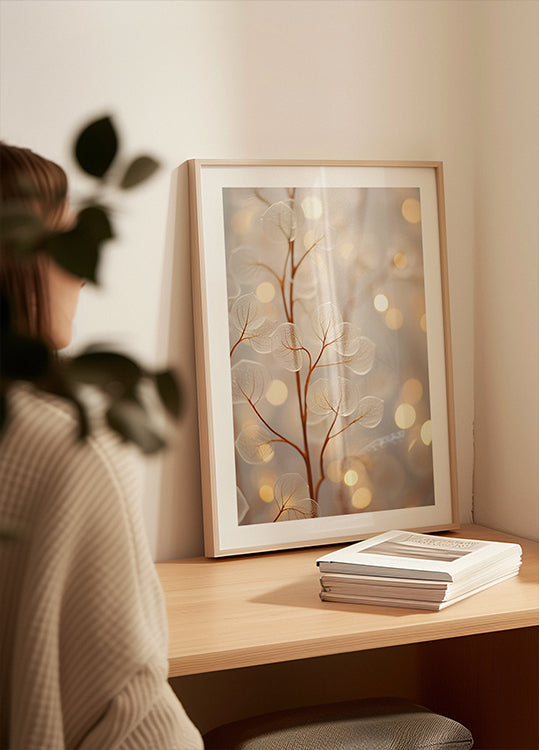 Etherische gloedposter