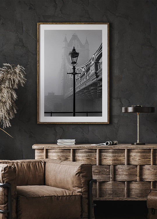 Een brug te vader. Poster