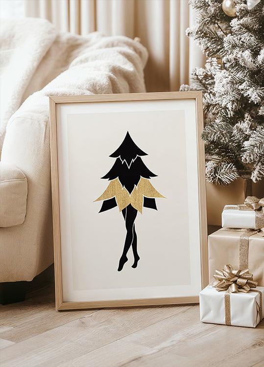 Lady Gaga met Kerstmis (vers.2) poster