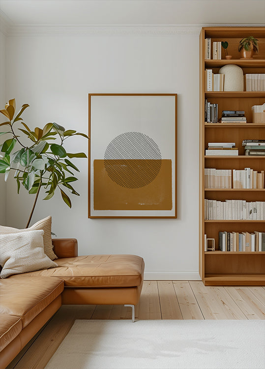 Gestreepte Horizon-poster