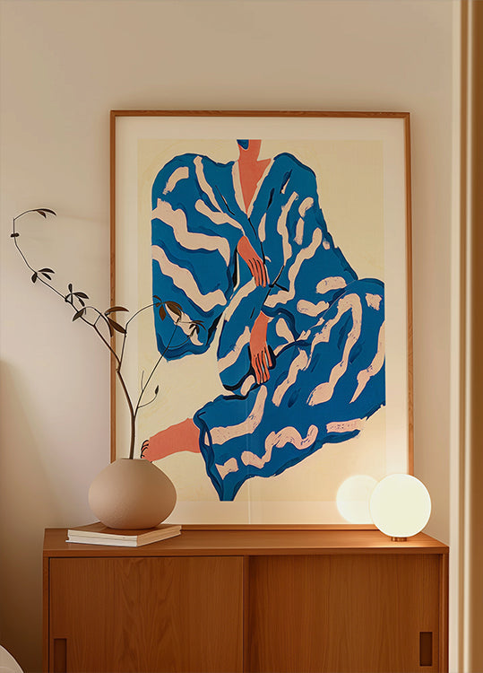 Portret Indigoreverie Poster