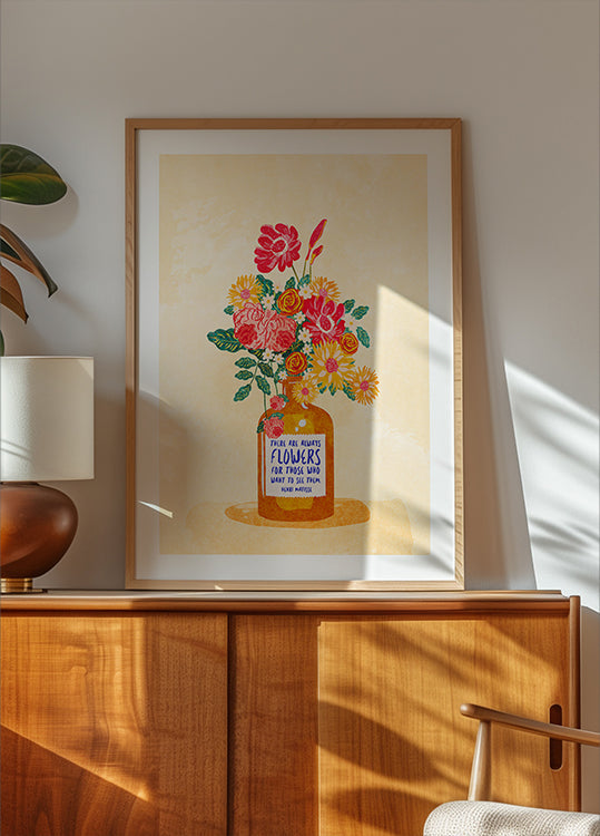 Bloemen altijd Poster