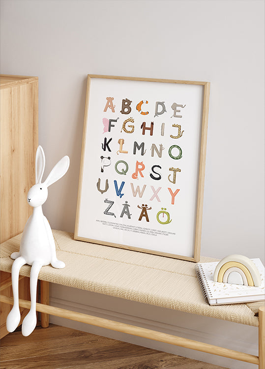 Dierlijke brievenposter