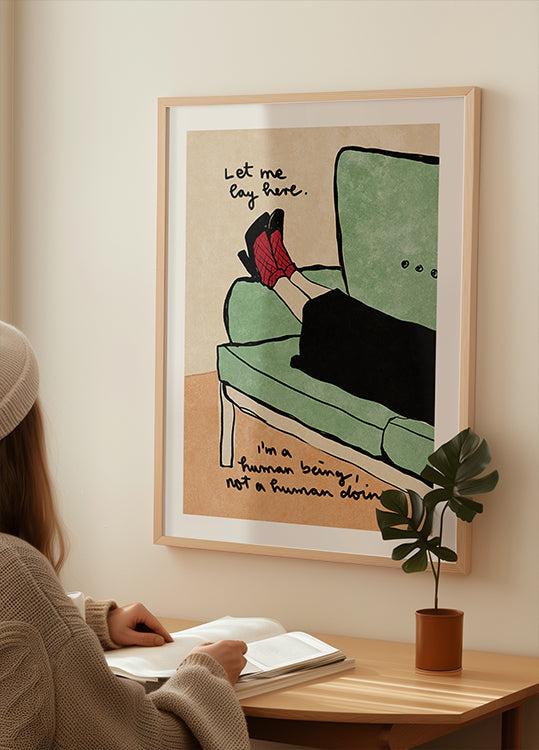 Laat me hier liggen Poster