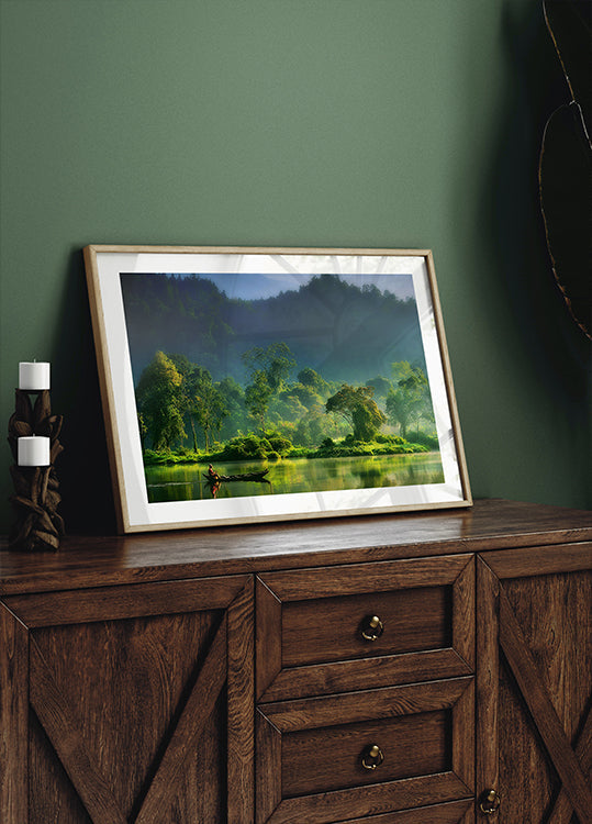 Schilderij van de natuur