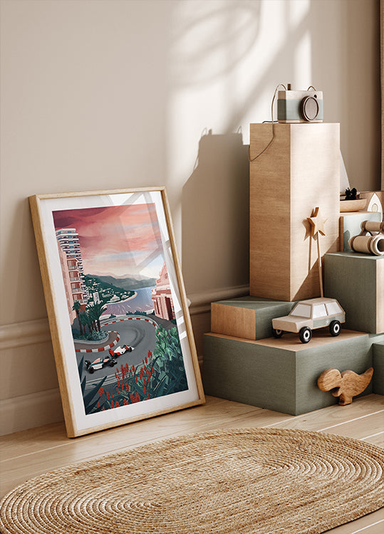 Circuitposter van Monaco