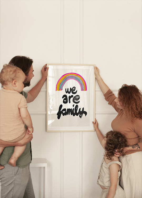 Regenboog eenheid poster