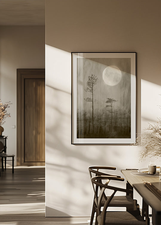 Maanlicht Moor-poster