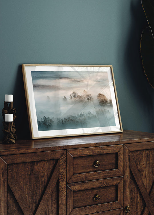 Winter mist poster