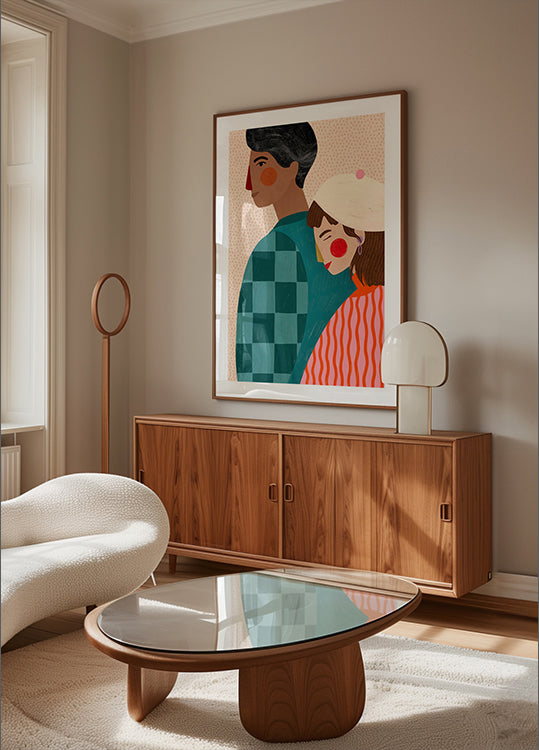 Wees mijn Valentijn-poster