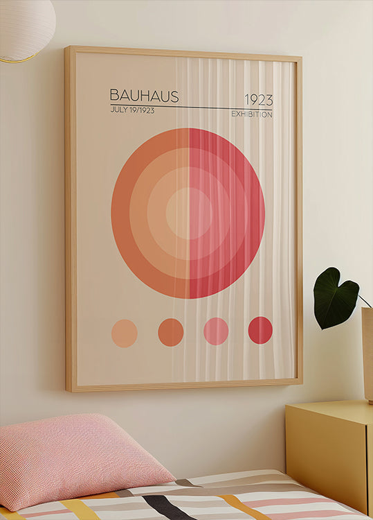 Bauhaus-cirkels-poster